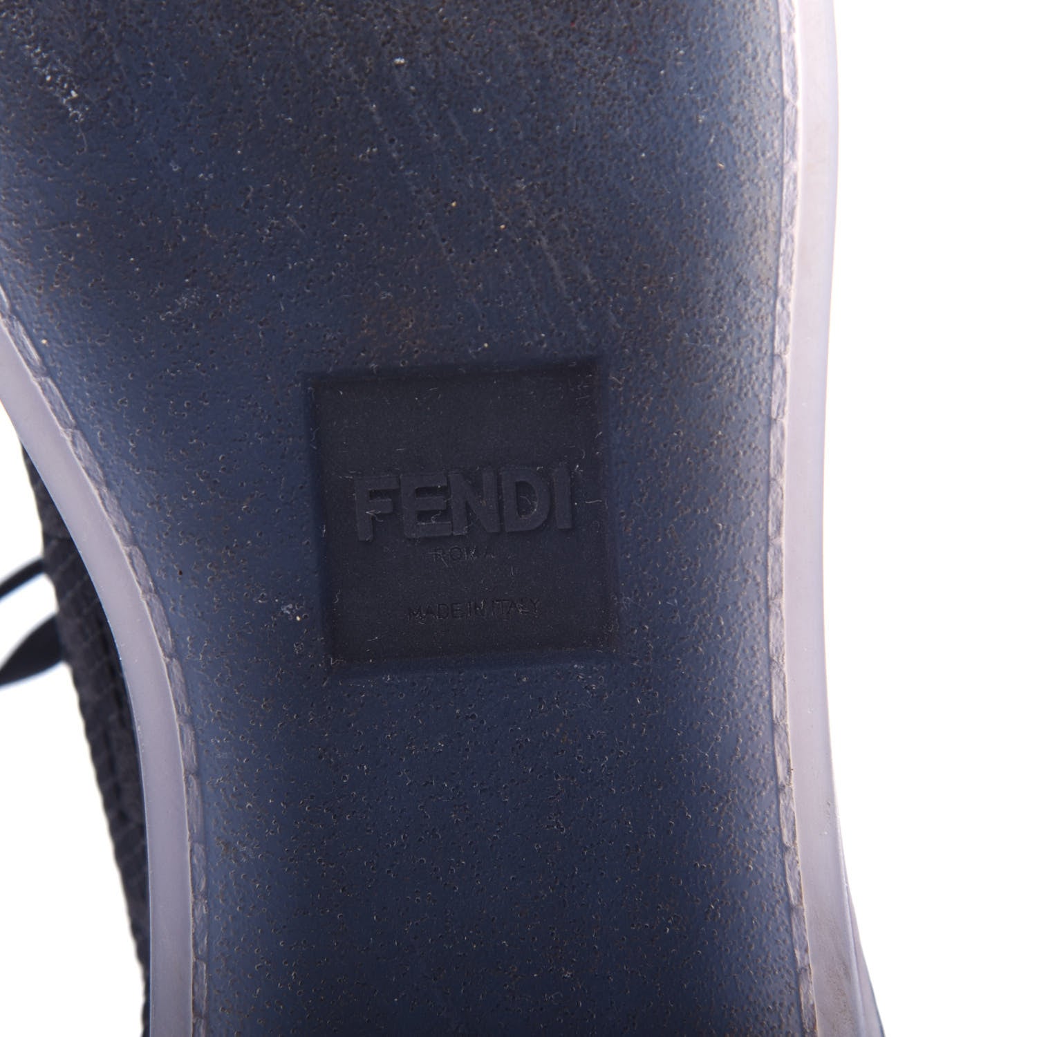 Fendi Corda FF Promenade Low Top Sneakers 37.5 Black 9 of 11