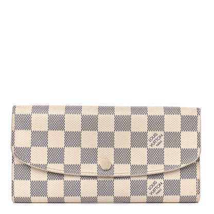 Louis Vuitton Damier Azur Emilie Wallet 1 of 17