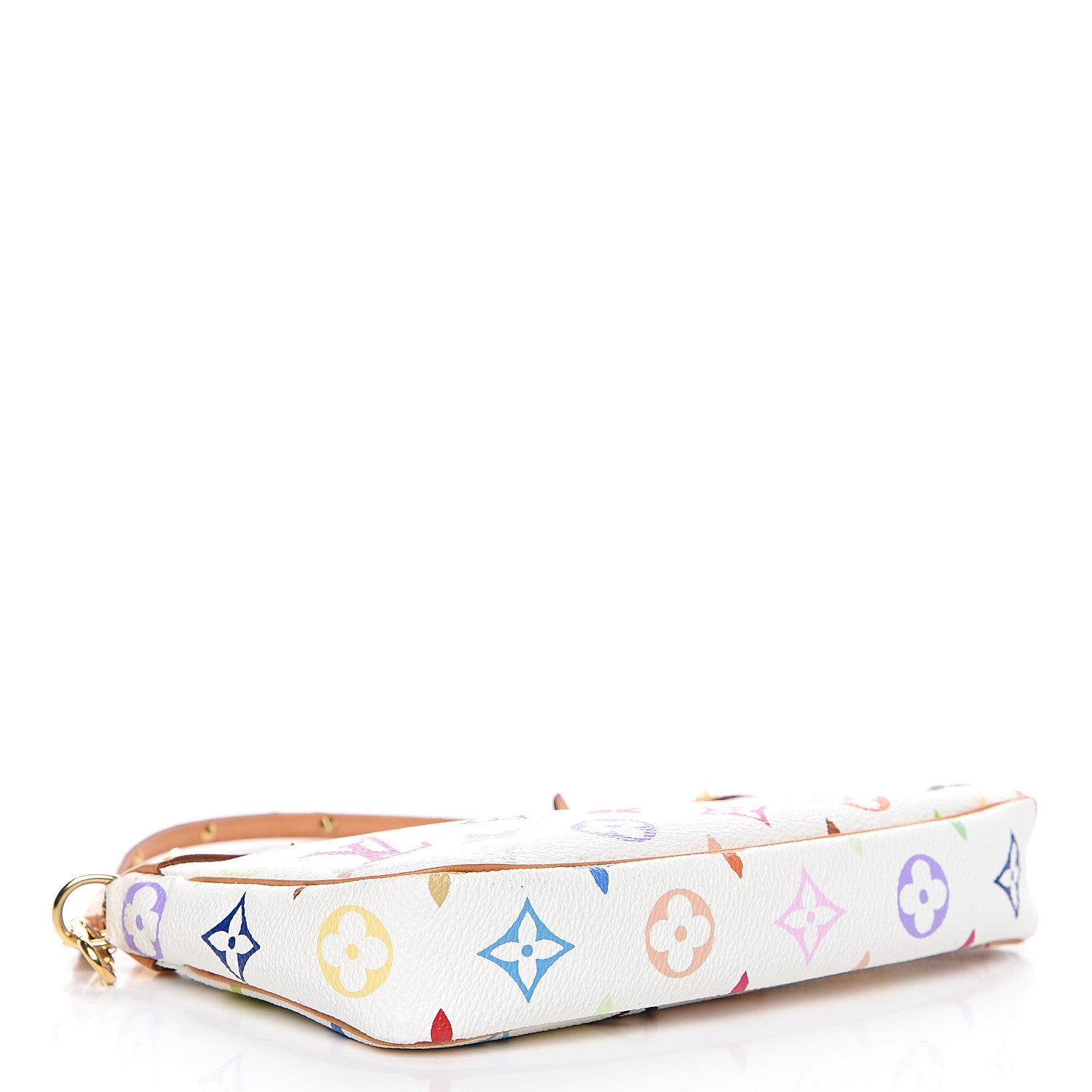 Louis Vuitton Monogram Multicolor Pochette Accessories White 3 of 10