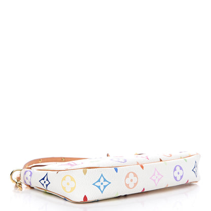 Louis Vuitton Monogram Multicolor Pochette Accessories White 3 of 10