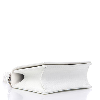 Christian Dior Patent Micro-Cannage Small Diorama Flap Bag White 4 of 10