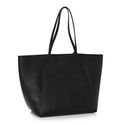 Louis Vuitton Calfskin Lockme Cabas Black 3 of 9
