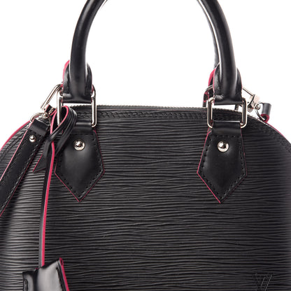 Louis Vuitton Epi Alma BB Black Hot Pink 6 of 9