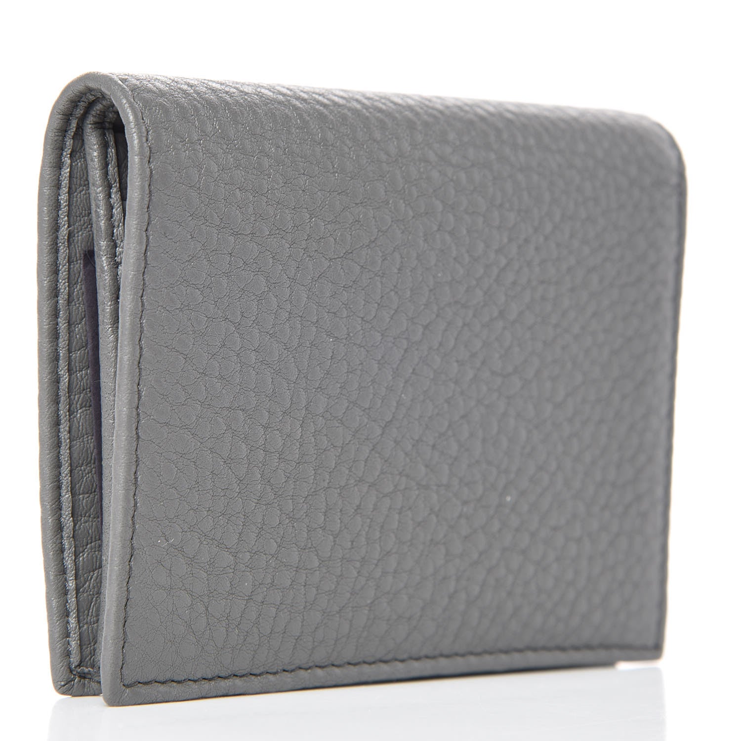 Prada Vitello Grain Bi-Fold Wallet Marmo 3 of 7