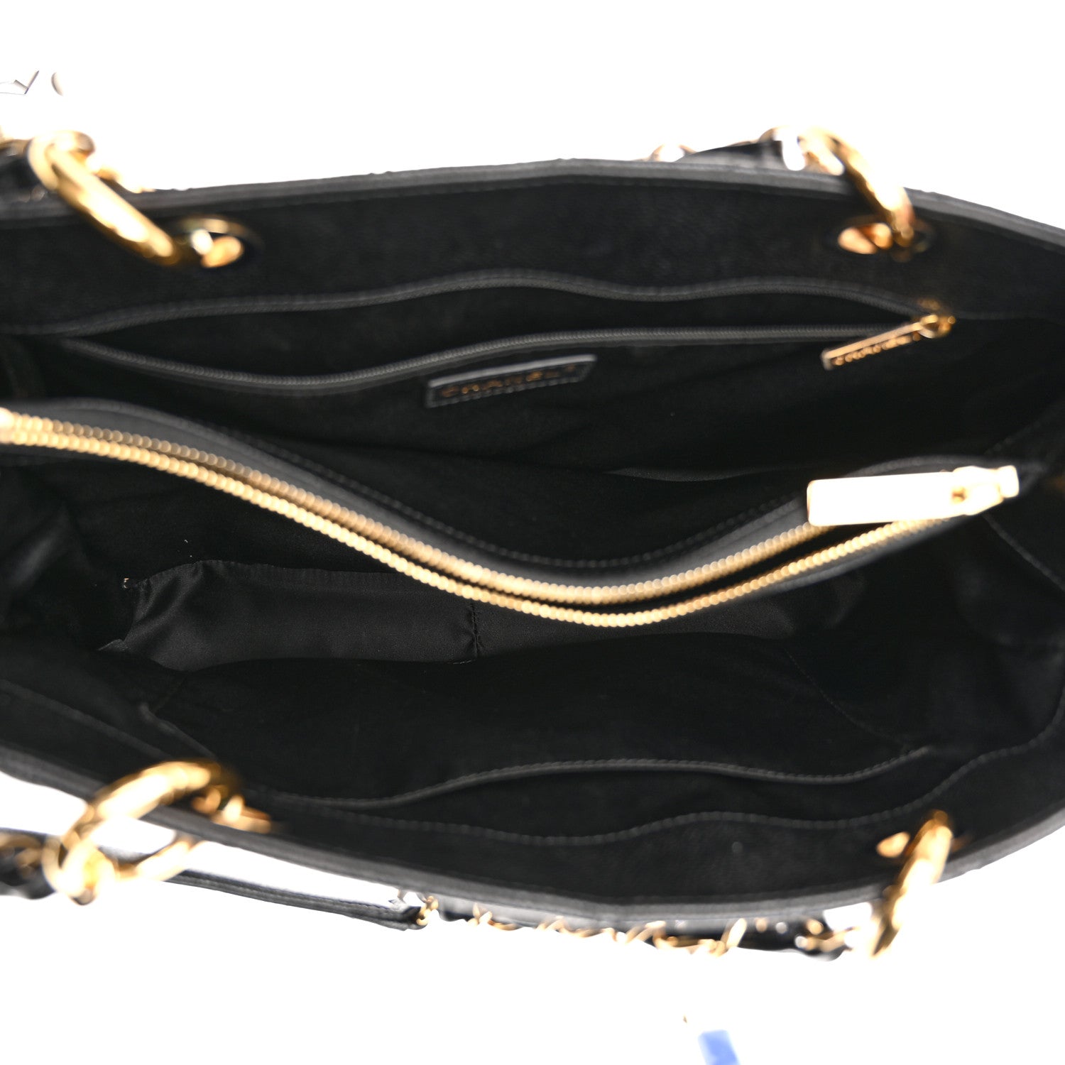 Chanel Caviar Quilted Grand Shopping Tote GST Black 5 of 13