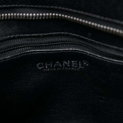 Chanel Caviar Quilted Medallion Tote Black 6 of 13