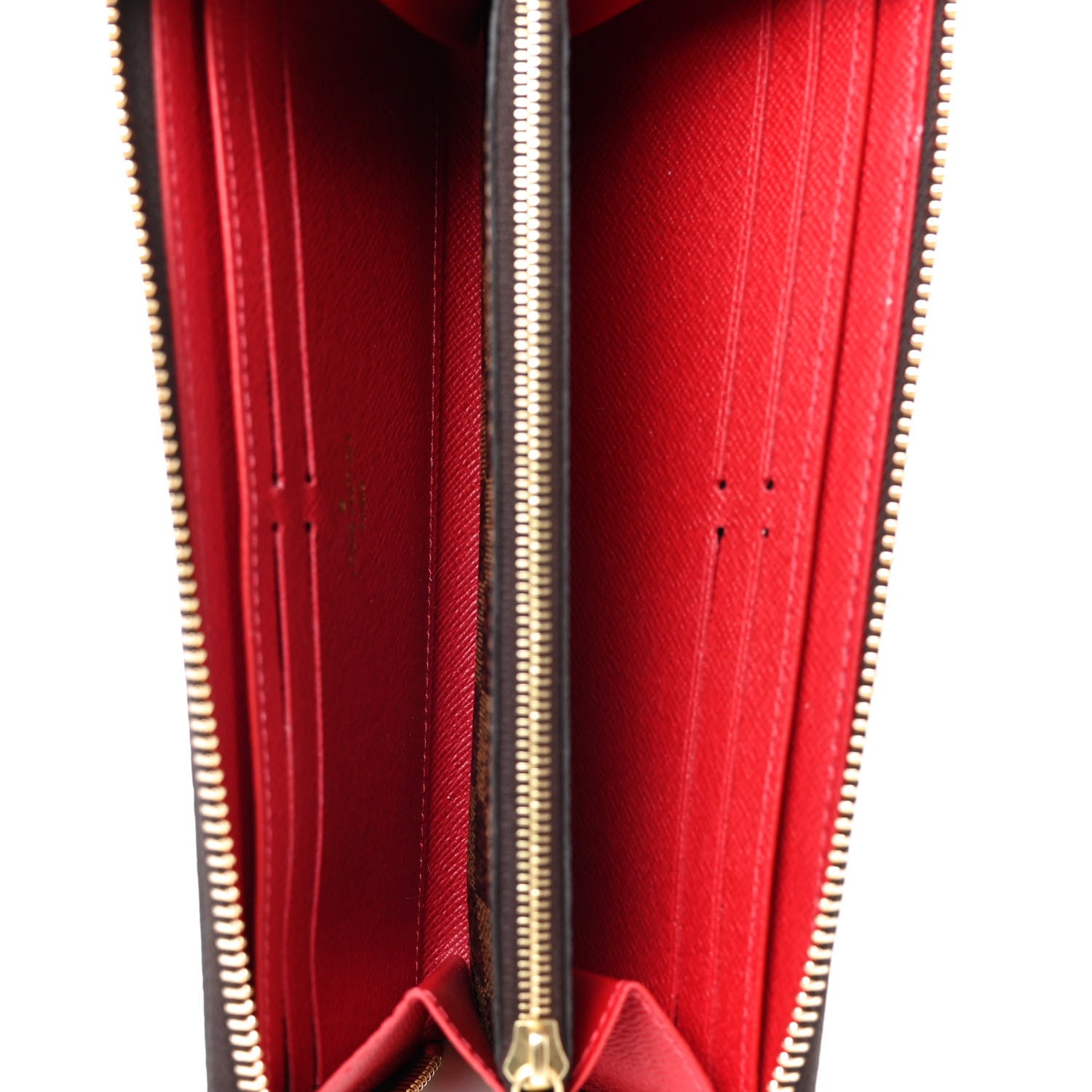 Louis Vuitton Damier Ebene Clemence Wallet Cherry 4 of 4