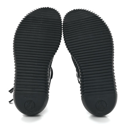 Louis Vuitton Patent Monogram LV Bahia Brazil Sandal 39 Black 5 of 7