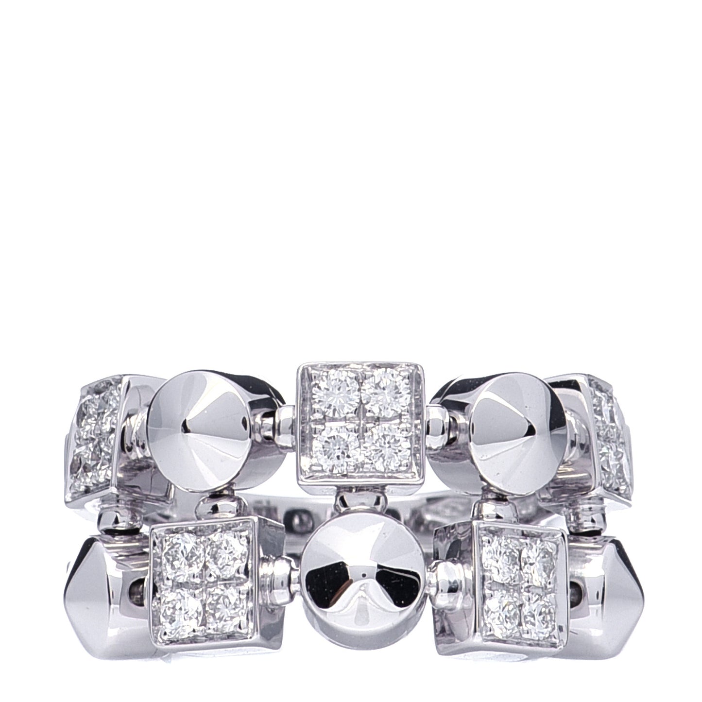 18K White Gold Diamond Lucia Ring 48 4.25