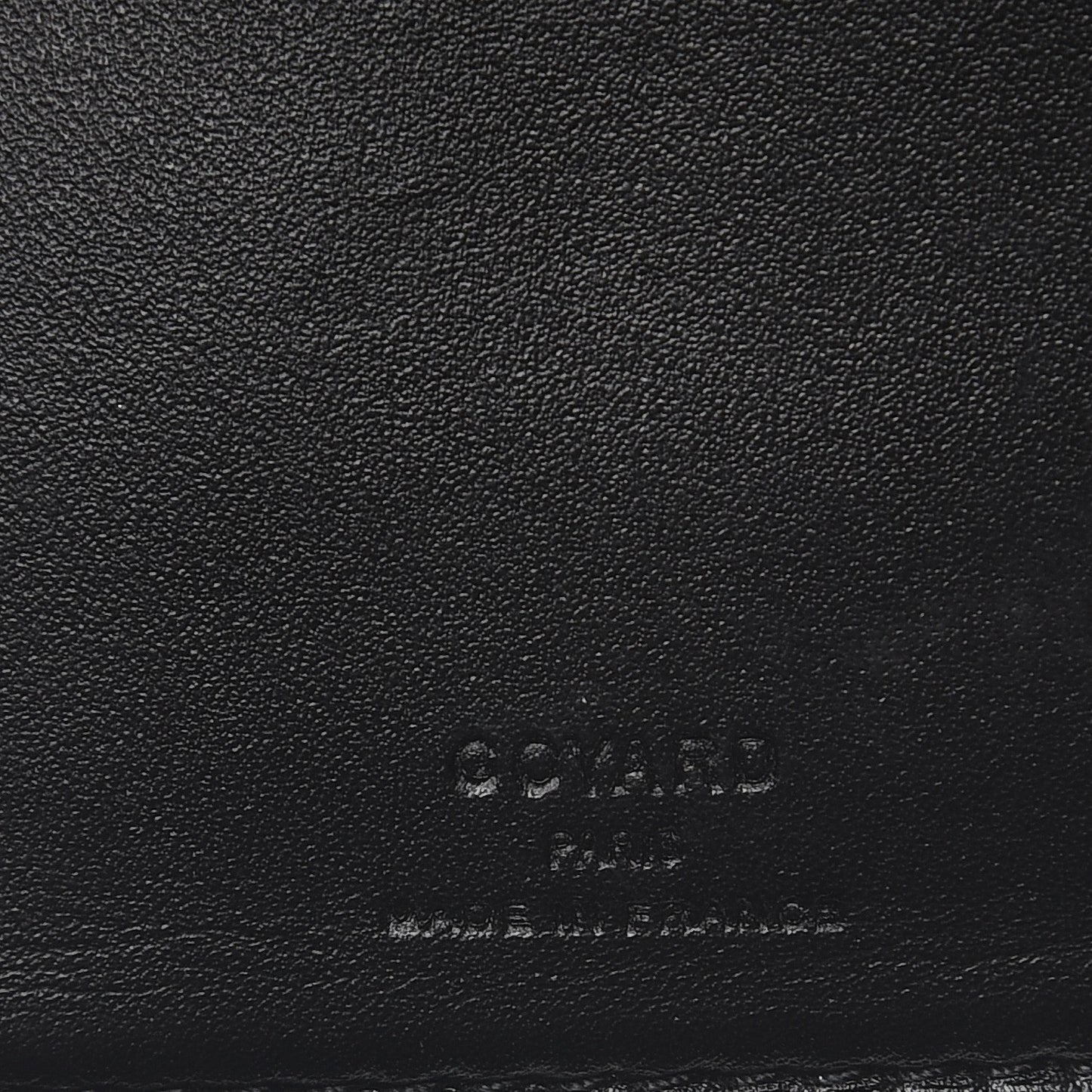 Goyardine Saint Florentin Bi-Fold Wallet Black