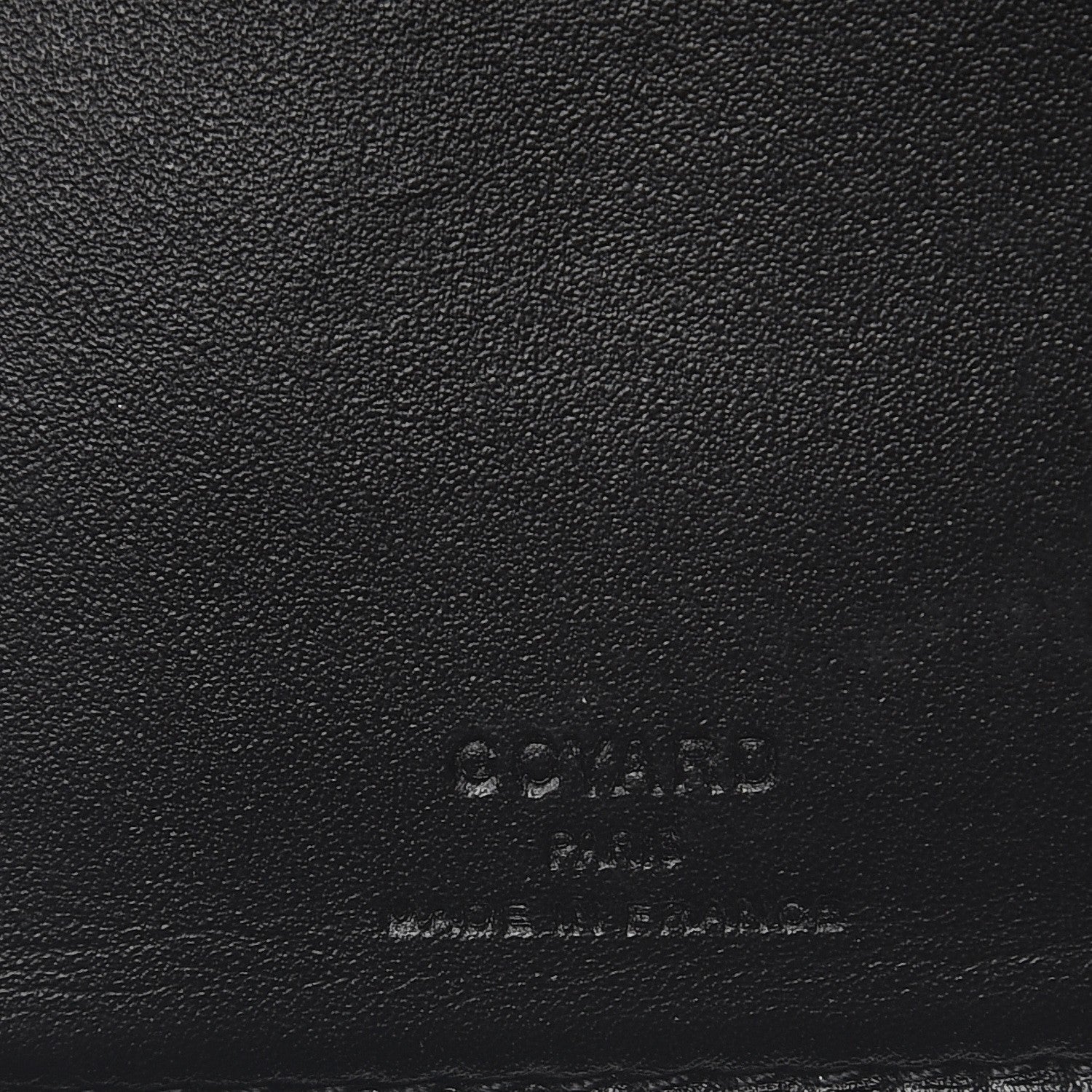 Goyard Goyardine Saint Florentin Bi-Fold Wallet Black 6 of 8