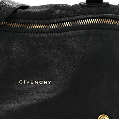 Givenchy Pebbled Calfskin Medium Bolt Stud Pandora Black 8 of 12