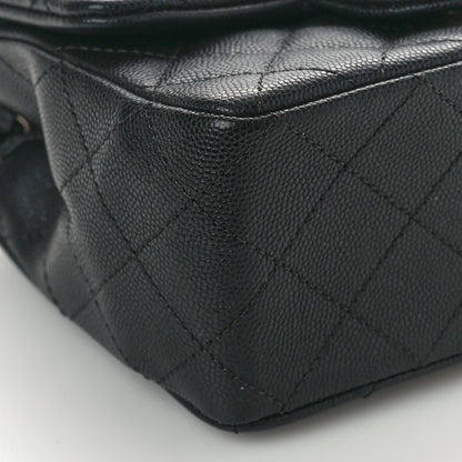 Chanel Caviar Quilted Mini Square Flap Black 9 of 10