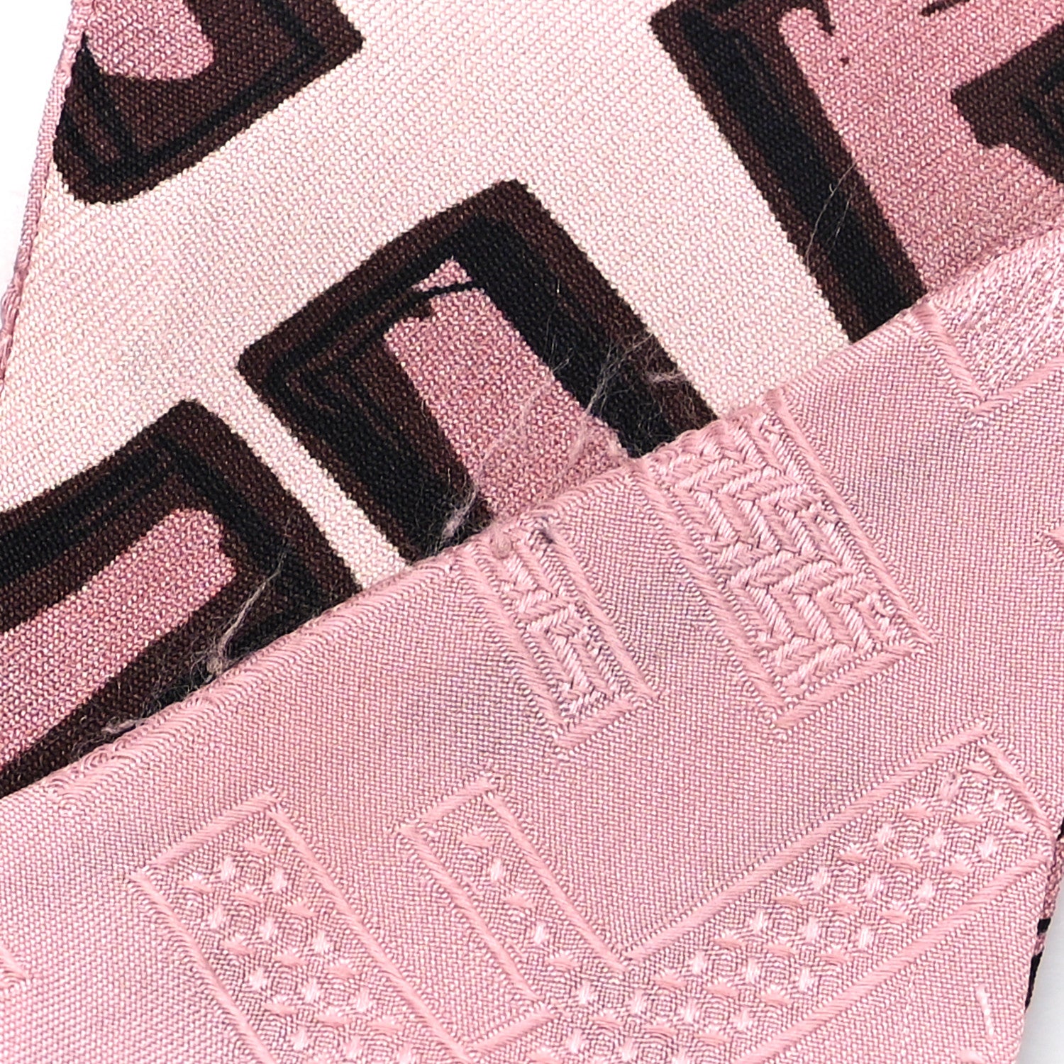 Fendi Silk Wrappy Bandeau Pink 3 of 4