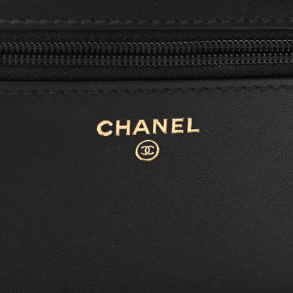 Chanel Caviar Quilted Boy Wallet On Chain WOC Black 6 of 15