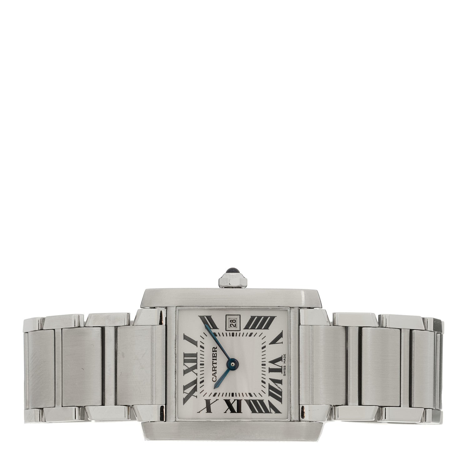 Cartier Stainless Steel 25mm Tank Francaise Quartz Watch 2 of 4