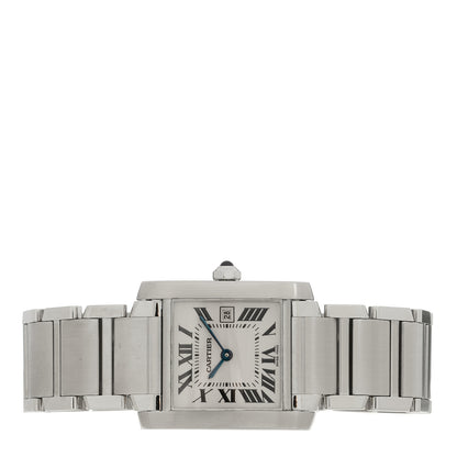 Cartier Stainless Steel 25mm Tank Francaise Quartz Watch 2 of 4