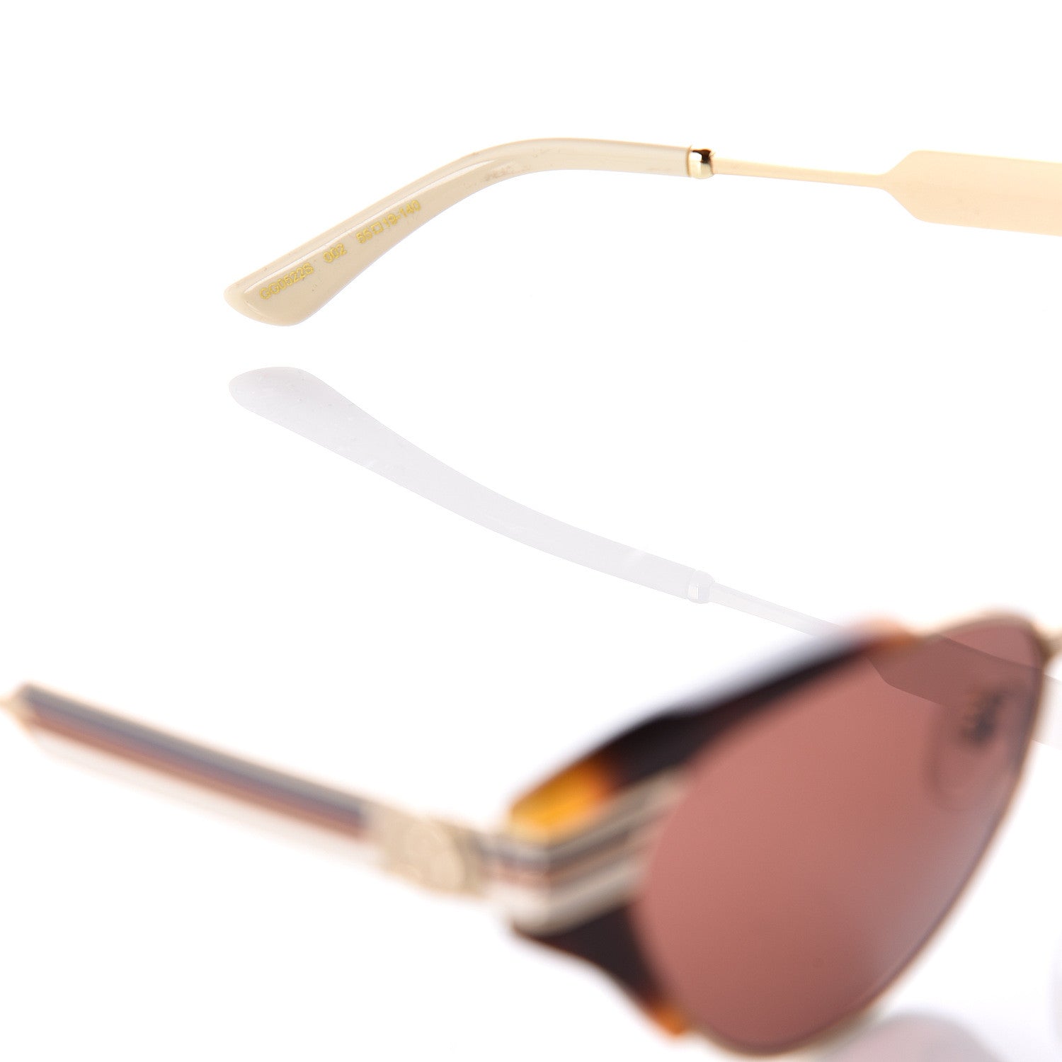 Gucci Cat Eye Web Sunglasses GG0522S Tortoise 6 of 8