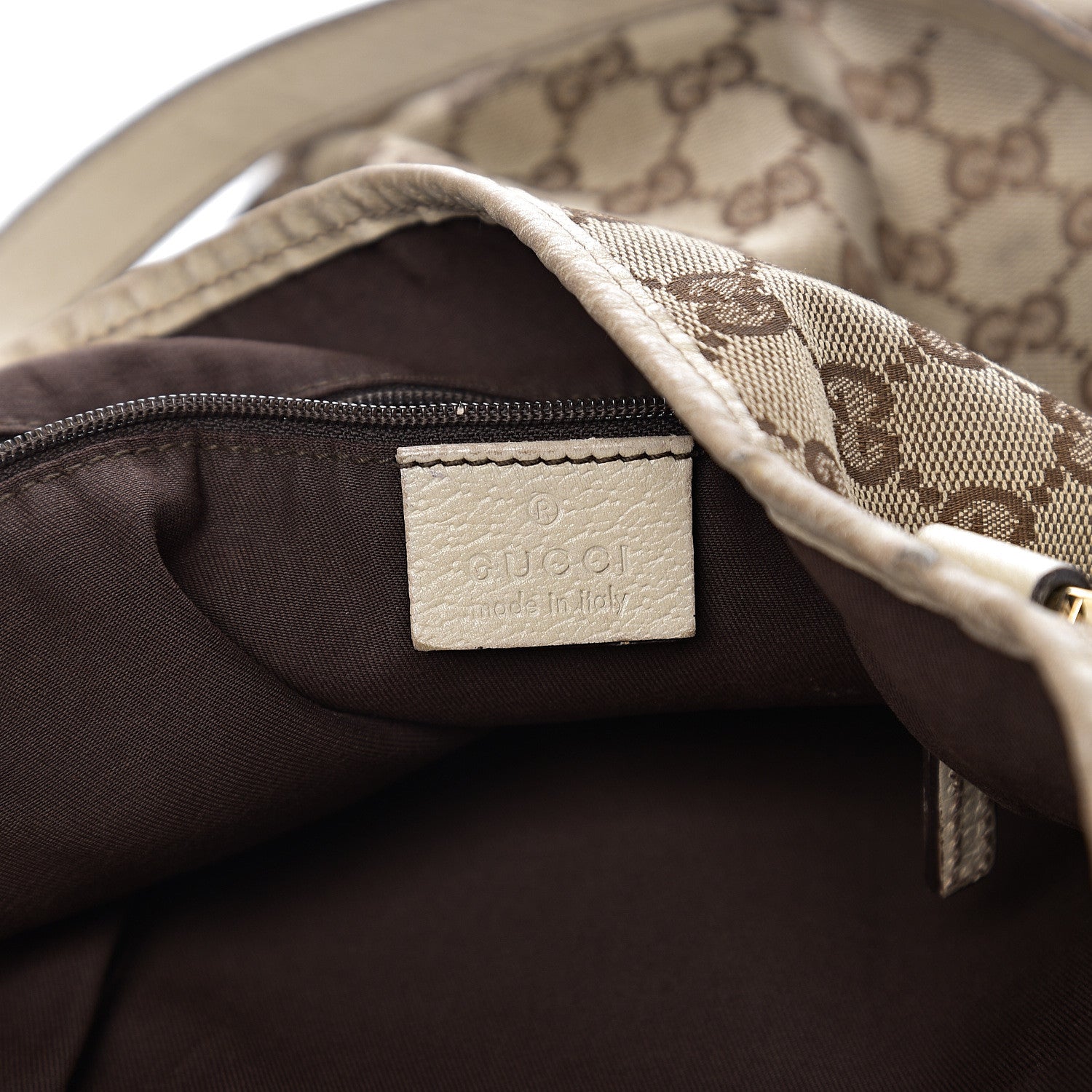 Gucci Monogram Medium Abbey Shoulder Bag Off White 5 of 17