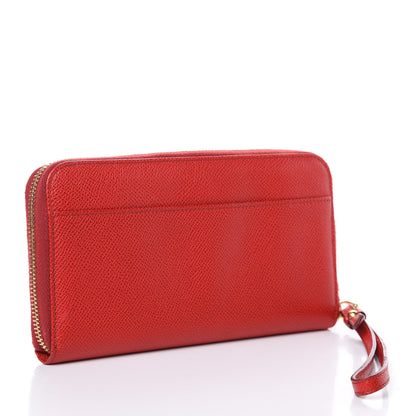 Dolce & Gabbana Dauphine Zip Around Wristlet Wallet Red 3 of 12