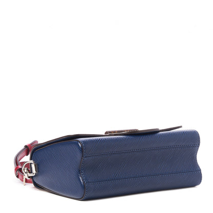 Louis Vuitton Epi Peace Twist Shoulder Bag MM Navy Rose Ballerine 3 of 8