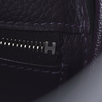 Hermes Togo Matte Alligator Kelly Retourne Touch 28 Raisin Prunoir 26 of 36