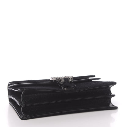 Gucci Velvet GG Monogram Small Dionysus Shoulder Bag Black 4 of 10