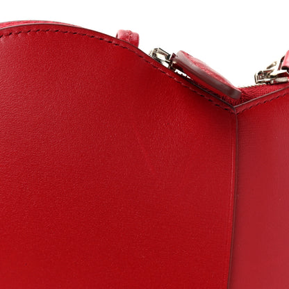 Alaia Lux Calfskin Le Coeur Bag Lacquer Red 9 of 10