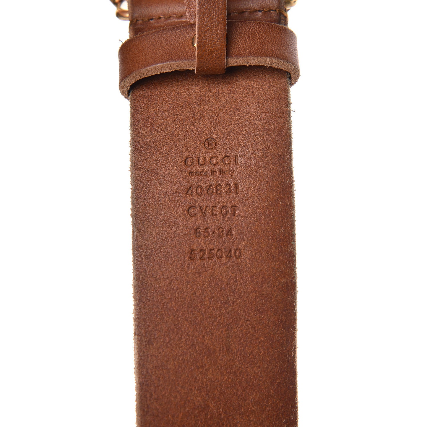 Faded Calfskin Double G 40mm Belt 85 34 Cuir