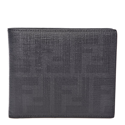Fendi Zucca Spalmati Bi-Fold Wallet Black 1 of 7