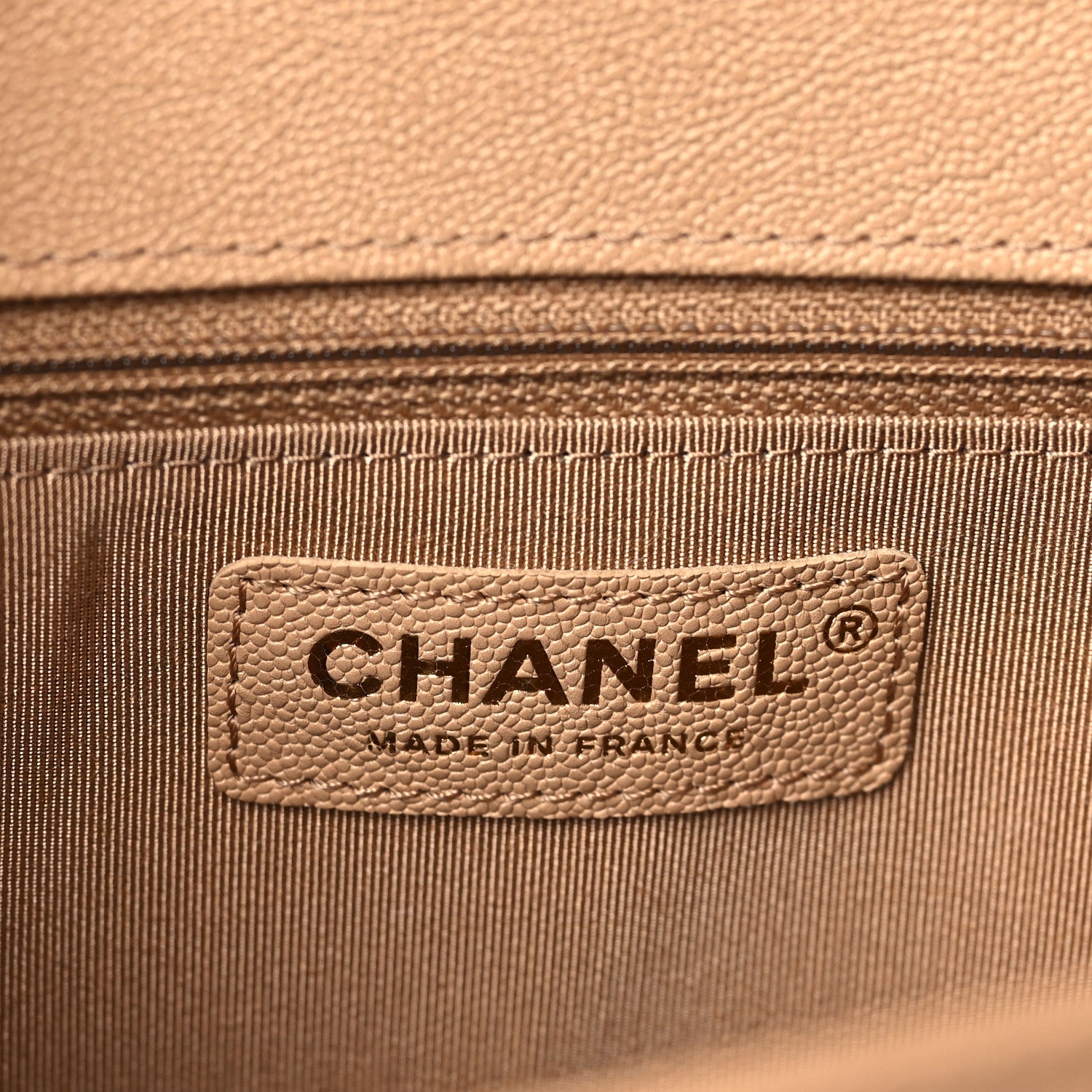 Chanel Caviar Quilted New Medium Boy Flap Beige 6 of 9