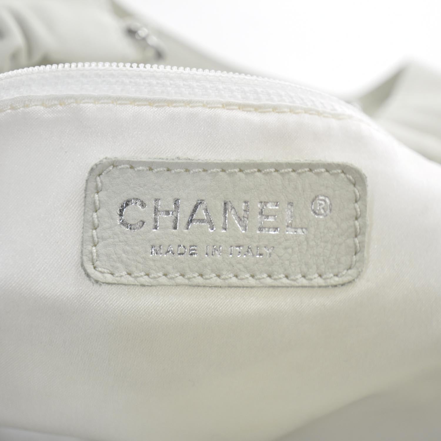 Chanel Leather Baby Coco Cabas White 8 of 11