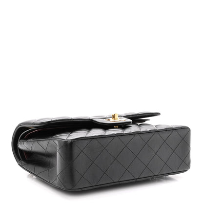 Chanel Lambskin Quilted Small Double Flap Black 3 of 9