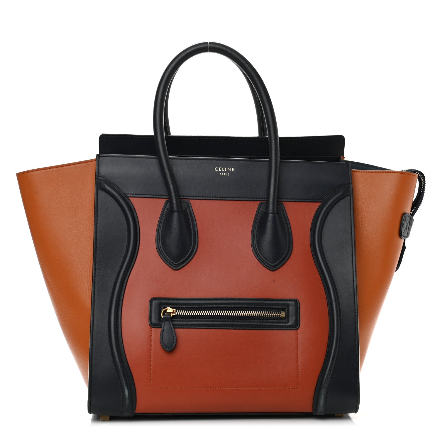 Celine Smooth Calfskin Micro Tri-Color Luggage Brick 1 of 17