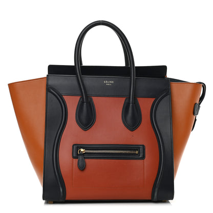 Celine Smooth Calfskin Micro Tri-Color Luggage Brick 1 of 17