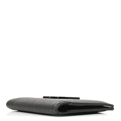 Saint Laurent Grain De Poudre Monogram Bi-Fold Wallet Black 4 of 7