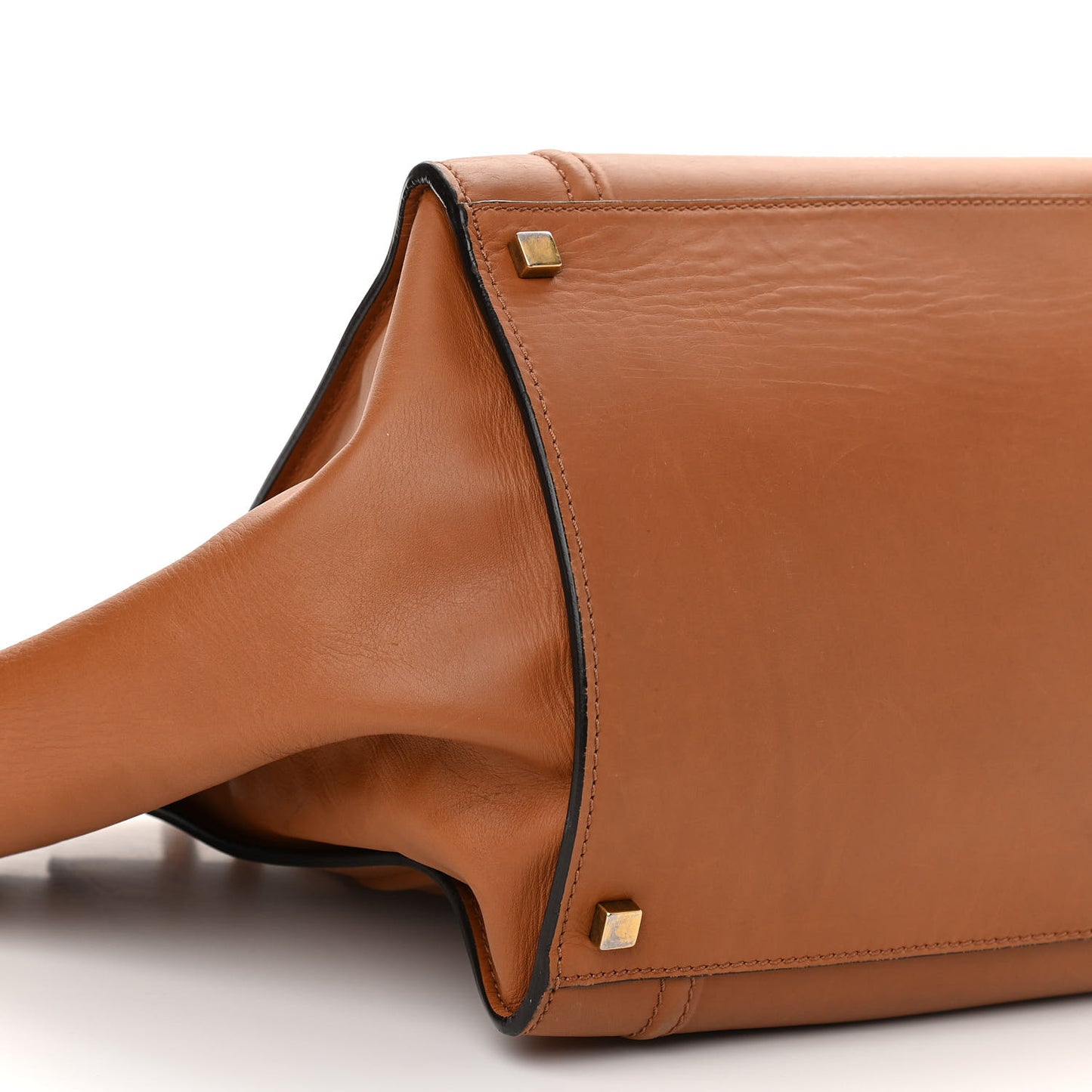 Smooth Calfskin Medium Phantom Luggage Tan