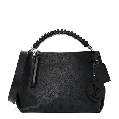 Louis Vuitton Mahina Beaubourg Hobo MM Black 1 of 11