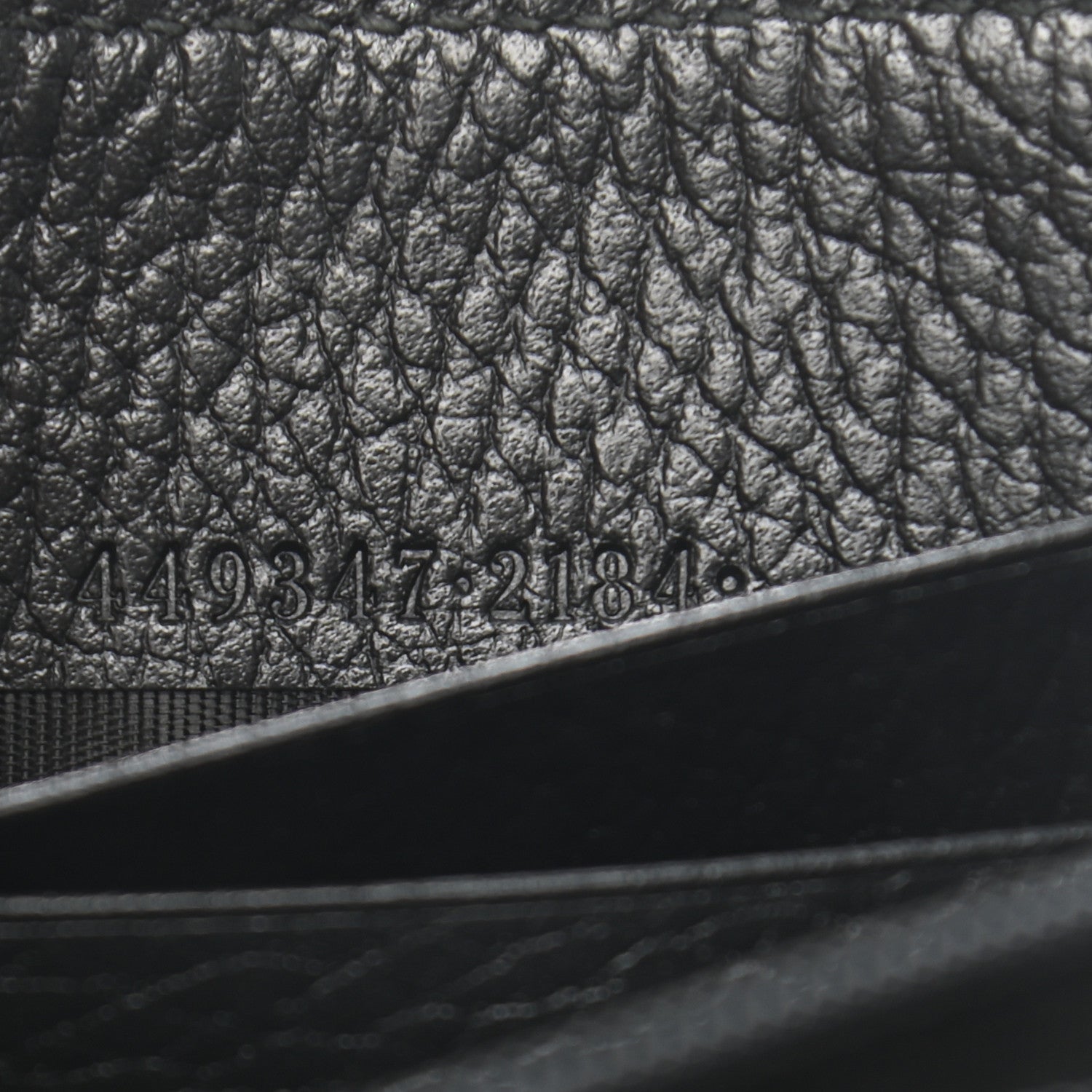 Gucci Dollar Calfskin GG Zip Around Wallet Black 7 of 8