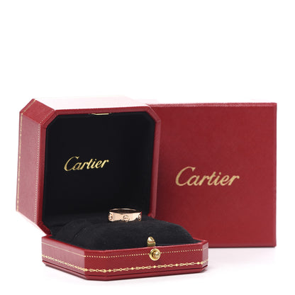 Cartier 18K Pink Gold 5.5mm LOVE Ring 51 5.75 5 of 5
