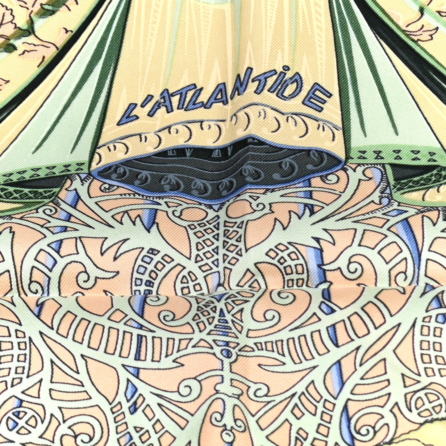 Silk L'Atlantide Scarf 90