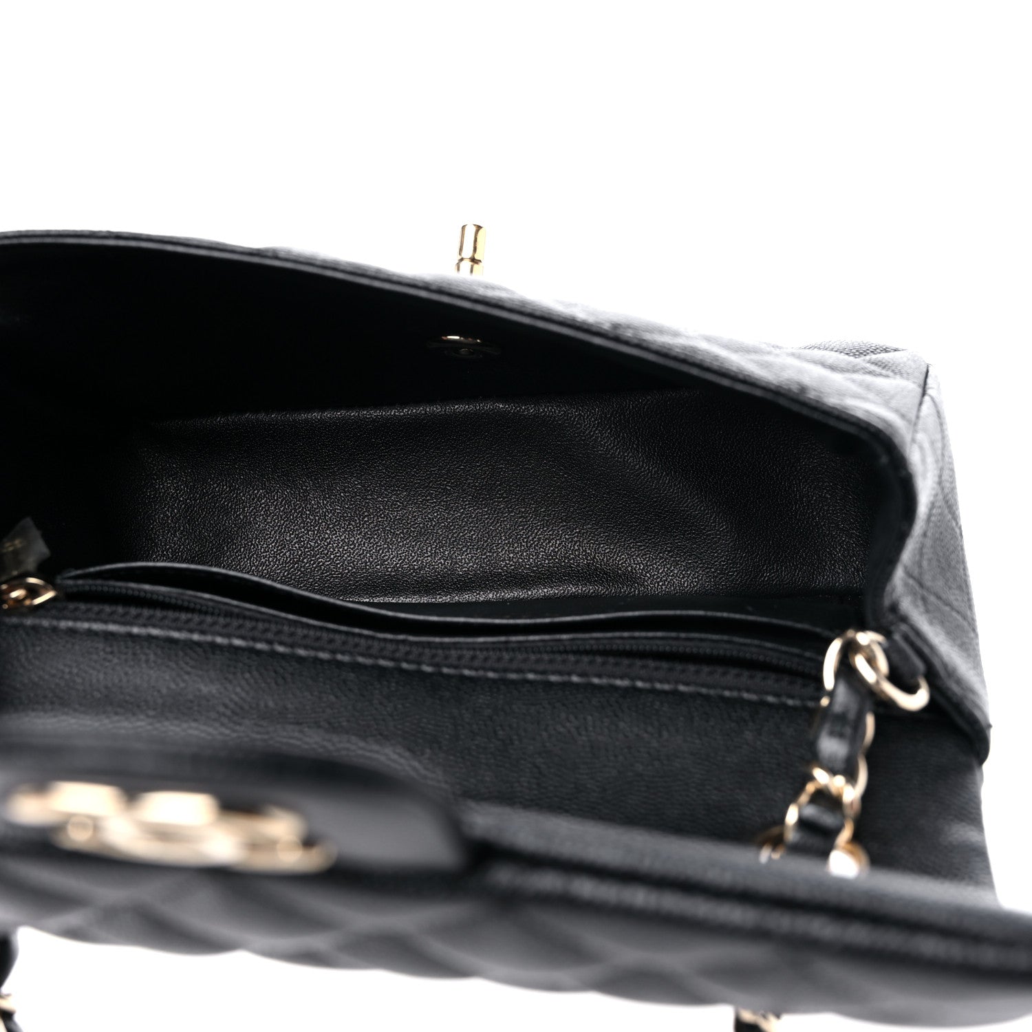 Chanel Caviar Quilted Mini Rectangular Flap Black 5 of 11