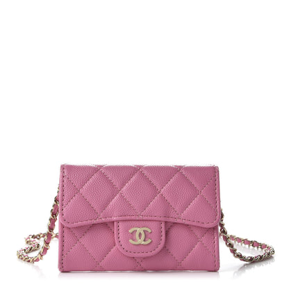 Chanel Caviar Quilted Belt Bag Pink 1 of 11