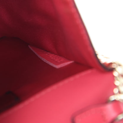 Valentino Garavani Vitello Rockstud Chain Flap Crossbody Bag Deep Rose 7 of 17