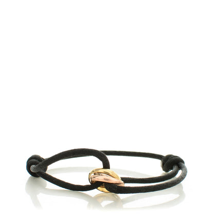 Cartier 18k Pink Yellow White Gold Trinity Adjustable Cord Bracelet 1 of 7