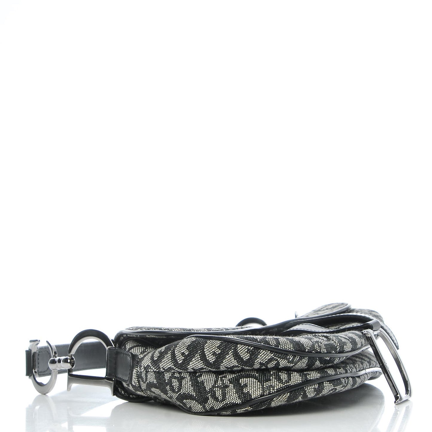 Monogram Saddle Bag Black