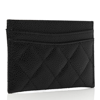 Chanel Caviar Quilted Card Holder Black 2 of 4