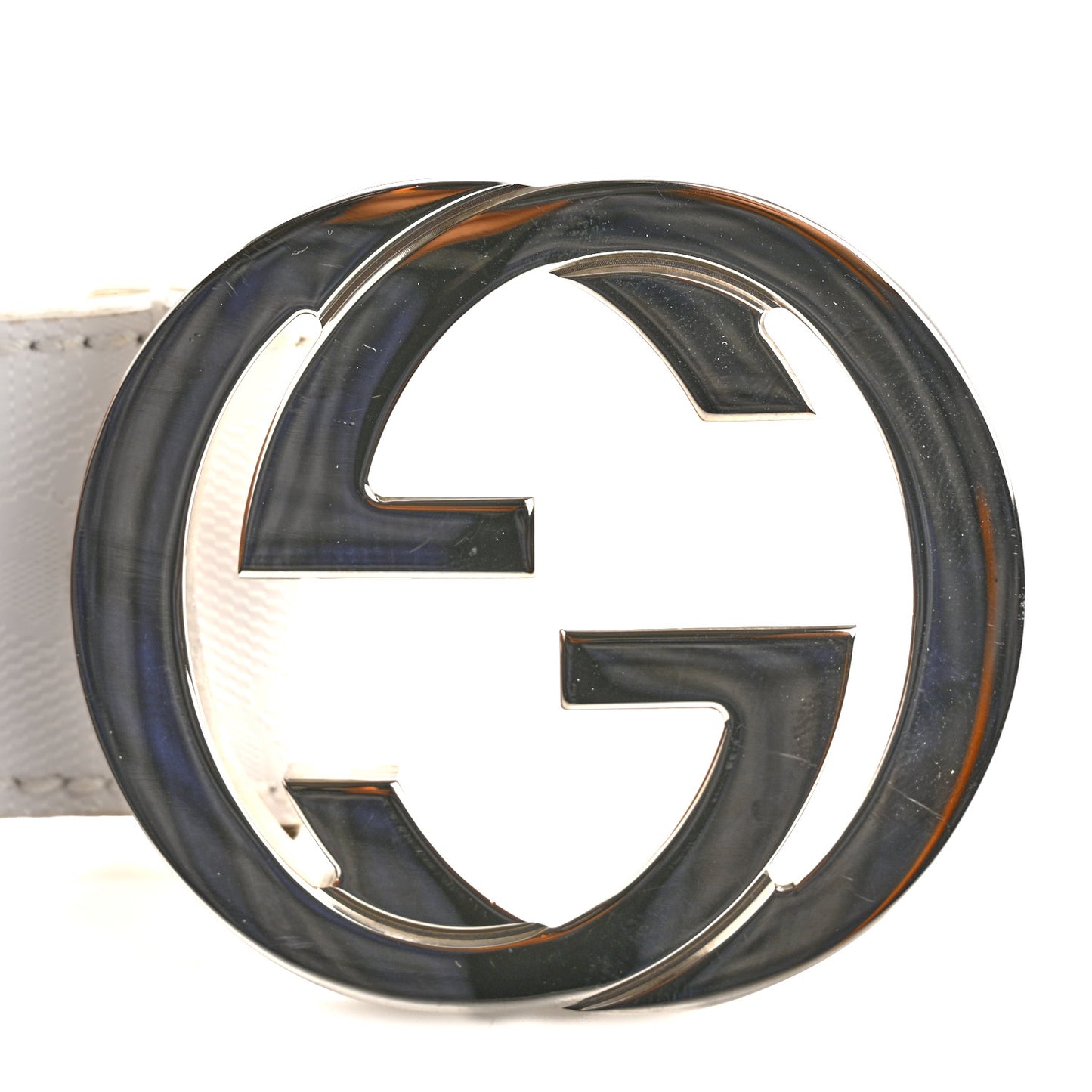 Imprime Monogram GG Belt 85 34 White