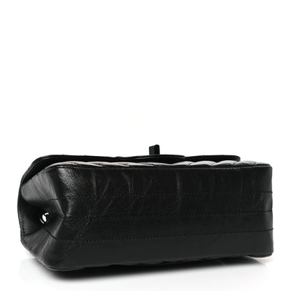 Chanel Aged Calfskin Chevron Quilted 2.55 Reissue Mini Flap So Black 4 of 10