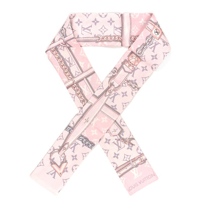 Louis Vuitton Silk Monogram Confidential Bandeau Light Pink 1 of 3